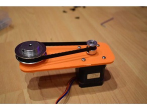 pan tilt motor mount 16mm bearing dslr camera robotics arduino raspberry pi 3d print model - Mito3D