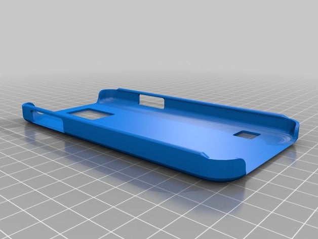 samsung s5 cover mobile phone 3D print model - Mito3D
