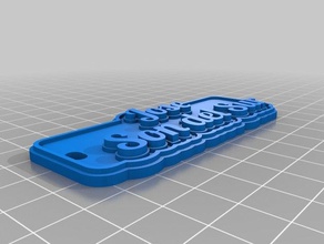 jose son del sur keychains customized 3d print model - Mito3D