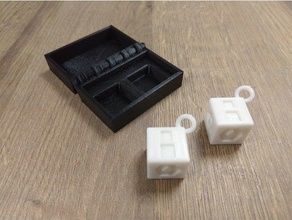 boîte à charnière de han solo dés d'impression en place dé la han-solo sabacc star wars 3d print model - Mito3D