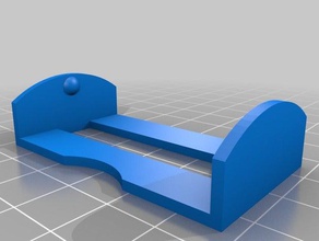 my customized tape dispenser without teeth office 3d print model - Mito3D