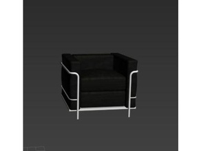 le corbusier silla de salón modelos a mediados siglo moderno las miniaturas la construcción el modelo los muebles modernos 3d print model - Mito3D