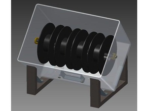 all one filament storage spool holder 3d printer accessories box 3d print model - Mito3D