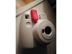 fujifilm instax mini 9 flash copertina fotocamera la il coperchio flashcover 3d print model - Mito3D
