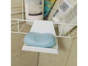 jabonera- soap holder bathroom dish 3d print model - Mito3D