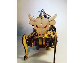 torobot la robotique les robots de combat le chili fonda geek lasercut 3d print model - Mito3D