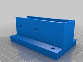 decking wall bracket diy 3d print model - Mito3D