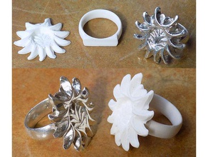 comfort fit anello customizer - versione nord-americana anelli gioielli perso pla casting a cera persa parametrico banda di nozze 3d print model - Mito3D