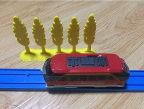 Reihe Bäume plarail Bau-Spielzeug tomy 3d print model - Mito3D