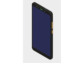 redmi note 5 pro mockup mobile phone xiaomi 3d print model - Mito3D