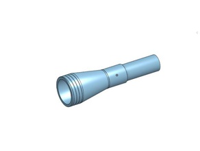 nerf barrel mods air tank rocket launchers toys & games mod 3d print model - Mito3D