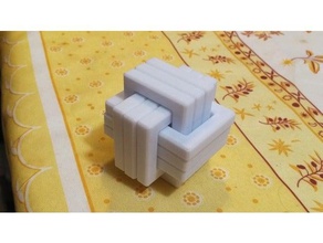 puzzle 1-2-3 Rätsel 3d print model - Mito3D