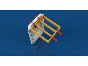 playmobil - bauhaus apartment floor buildings & structures model 3d print model - Mito3D