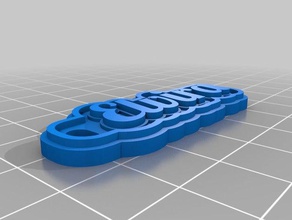 elvira Schlüsselanhänger kundengebundene 3d print model - Mito3D