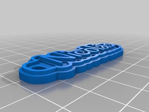 nicolas keychains customized 3d print model - Mito3D