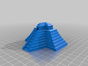 ziggurat edifici e strutture nessun supporto piramide singolo estrusore 3d print model - Mito3D