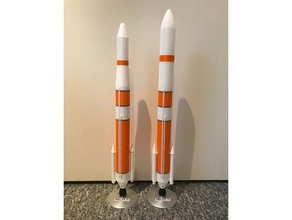 delta iv medium Fahrzeuge Modell-Rakete Rakete Raum ula 3d print model - Mito3D