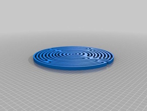 laberinto espiral A impressão 3d 3d print model - Mito3D