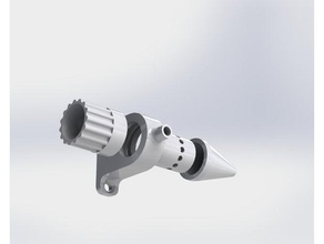 eleksmaker laser-Kompressor Halterung-Düse Teile laser 55 w lasercut 3d print model - Mito3D