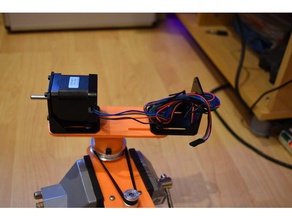 parte inferior del yugo pan tilt la robótica arduino raspberry pi 3d print model - Mito3D