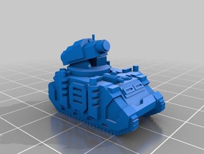 epic scale hunter proxy games 40k 6mm astartes armageddon space marine 3d print model - Mito3D