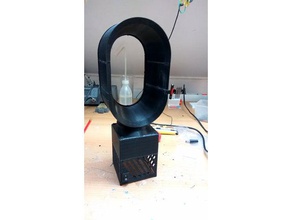 mini bladeless fan socket 3d printing 3d print model - Mito3D