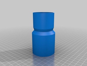 vacuum adaptator 546 47 mm thickness 17 household supplies customized 3d print model - Mito3D