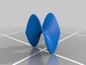 paraboloïde hyperbolique les mathématiques multivariables calc openscad 3d print model - Mito3D