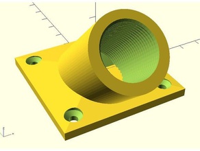 la brida del tubo de fundamentos hilos partes tubería 3d print model - Mito3D