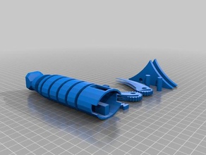 star trek klingon dagger hand grip 3d printing 3d print model - Mito3D