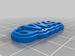 vkg signs & logos customized 3d print model - Mito3D
