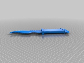 knife designed toys & games 3d print model - Mito3D