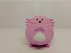 chansey sculptures 3d printer egg pink pokemon 3d print model - Mito3D