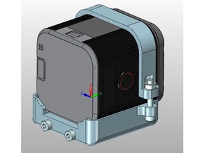 adaptateur gopro session 5 feiyu tech g4 cardan de la caméra feiyu-tech l'adaptateur 3d print model - Mito3D