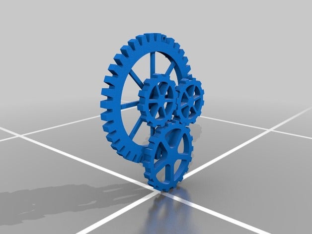 engrenagem chaveiro chaveiros 3D print model - Mito3D