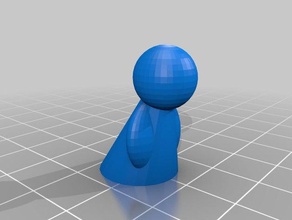 piccola pedina di scacchi 3d print model - Mito3D
