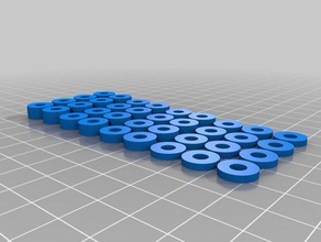 my customized round spacer variety packv2 parts 3d print model - Mito3D