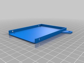 ps3 slim hdd tray video games hard drive mount enclosure 3d print model - Mito3D