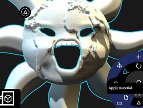 sol gritar esculturas 3d print model - Mito3D