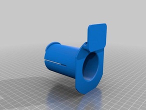 flashforge creator pro extra large spool holder 3d printer accessories filament monoprice 3d print model - Mito3D