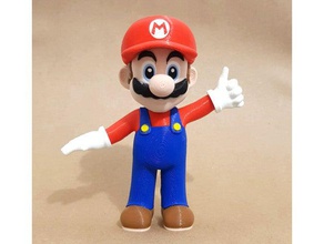 mario games - multi-color people action-figure luigi nintendo videogame 3d print model - Mito3D