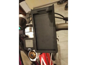 xiaomi mi4c bike holder mobile phone 3d print model - Mito3D