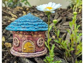 fairy house - acorn sculptures 3d print model - Mito3D