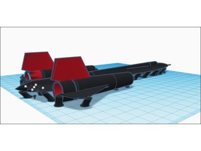 sr71 combined thickened vehicles blackbird 3d print model - Mito3D