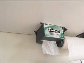 kimtech holder office maintenance tissue box workshop 3d print model - Mito3D