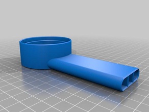 artesão porter-cable do óleo-menos ar compressor ruído de picos escape partes filtro silenciador supressor 3d print model - Mito3D