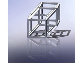 hypercube tesseract 3d printing 3d print model - Mito3D
