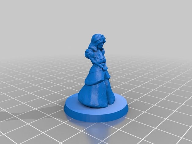 npc de soltera modelos 28mm boardgame la fantasía en miniatura rpg tablero mesa 3D print model - Mito3D