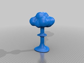 bomba de cogumelo esculturas 3d print model - Mito3D