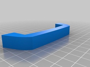 simple drawer handle replacement parts 3d print model - Mito3D